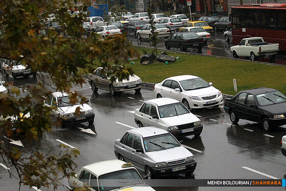 بارش باران در مشهد