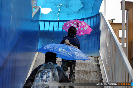 بارش باران در مشهد