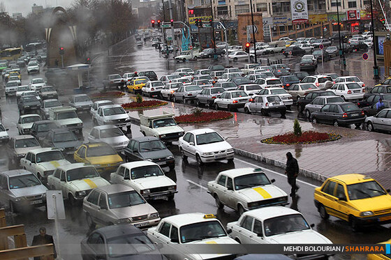 بارش باران در مشهد