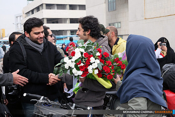 استقبال از عکاسان دوچرخه سوار