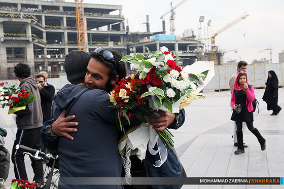 استقبال از عکاسان دوچرخه سوار