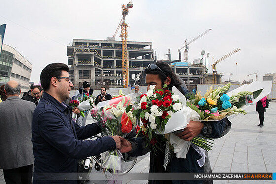 استقبال از عکاسان دوچرخه سوار