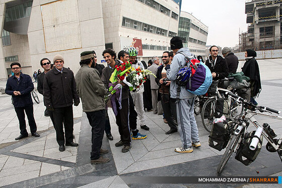 استقبال از عکاسان دوچرخه سوار