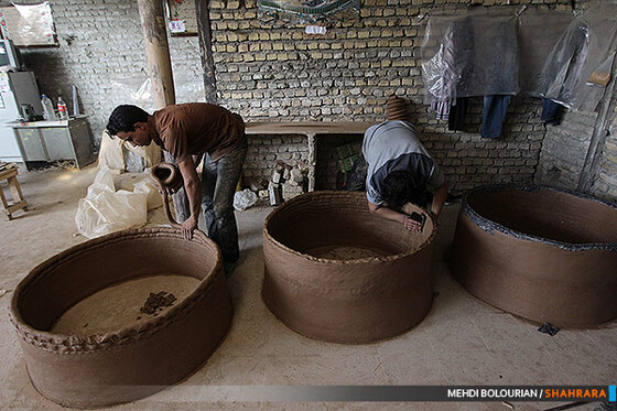 کارگاه ساخت تنور سنتی 