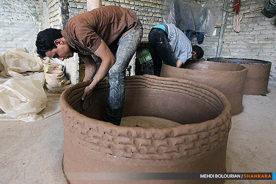 کارگاه ساخت تنور سنتی 