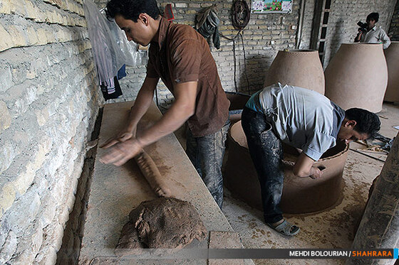 کارگاه ساخت تنور سنتی 