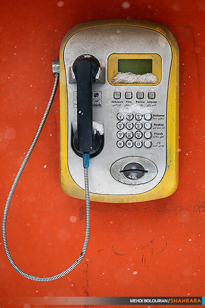 بارش برف در مشهد