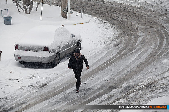 بارش برف و فعالیت شهرداری 