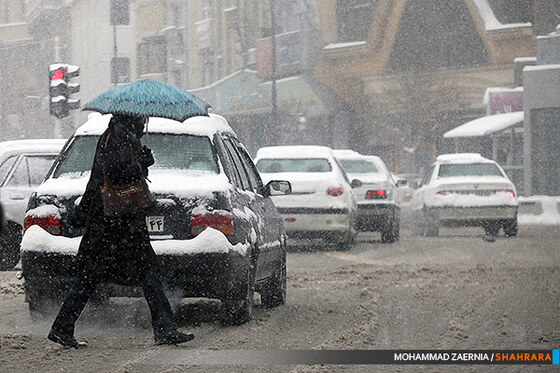 بارش برف و فعالیت شهرداری 