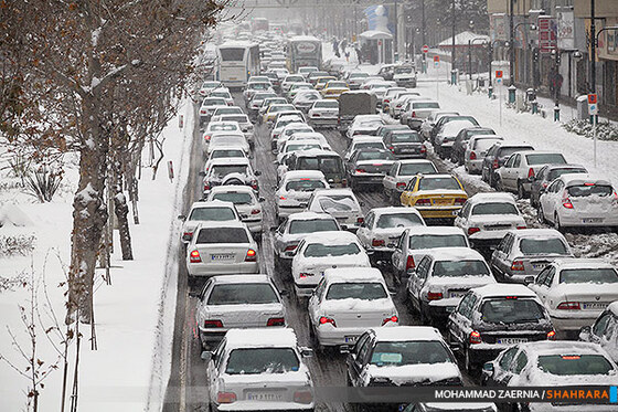 بارش برف و فعالیت شهرداری 