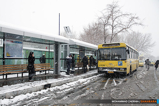 بارش برف و فعالیت شهرداری 