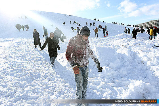 تیوپ سواری در ارتفاعات مشهد