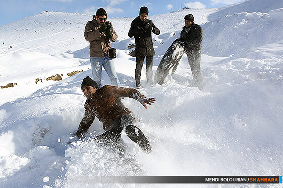 تیوپ سواری در ارتفاعات مشهد