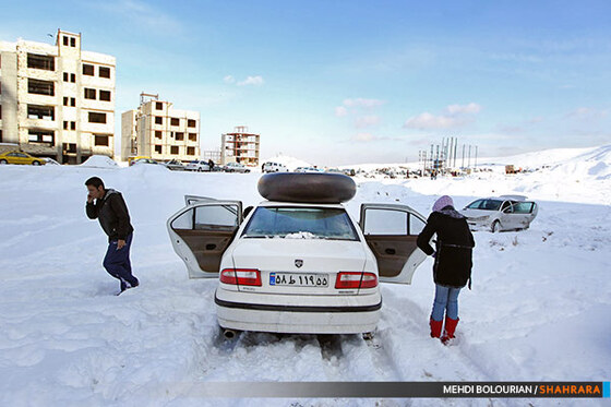 تیوپ سواری در ارتفاعات مشهد