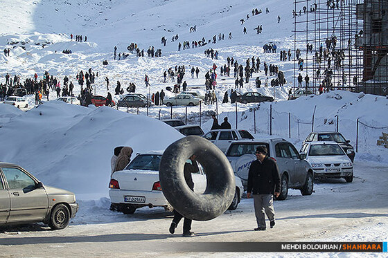 تیوپ سواری در ارتفاعات مشهد