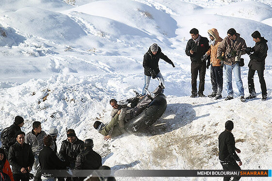 تیوپ سواری در ارتفاعات مشهد