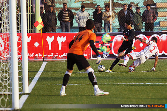 دیدار تیم های سیاه جامگان و شهرداری دزفول