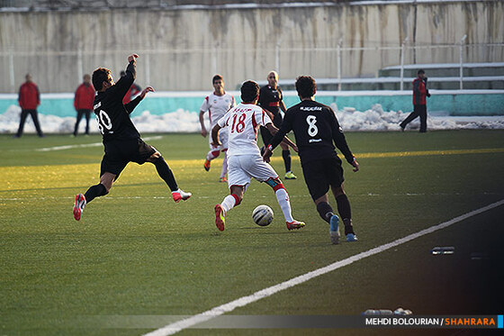 دیدار تیم های سیاه جامگان و شهرداری دزفول