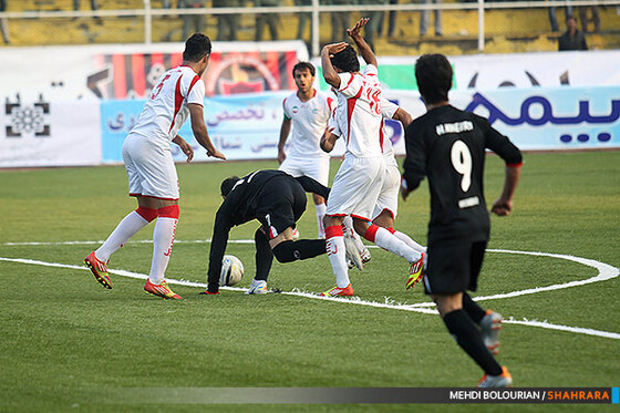 دیدار تیم های سیاه جامگان و شهرداری دزفول