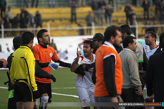 دیدار تیم های سیاه جامگان و شهرداری دزفول