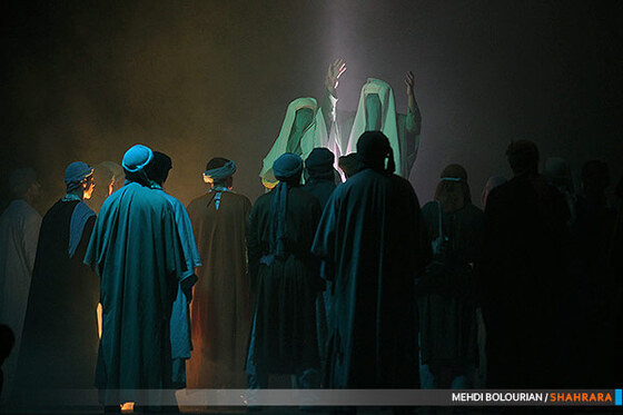 اجرای نمایش آیینی عاشورایی