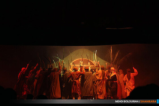 اجرای نمایش آیینی عاشورایی