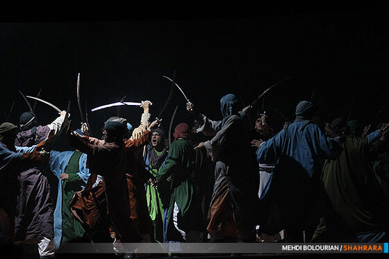 اجرای نمایش آیینی عاشورایی