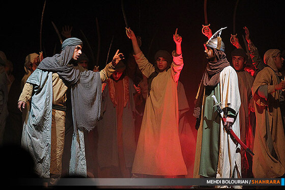 اجرای نمایش آیینی عاشورایی
