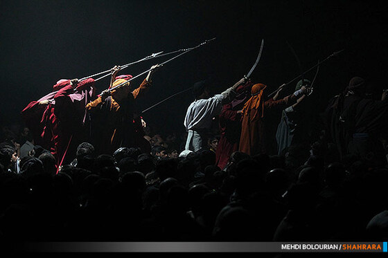 اجرای نمایش آیینی عاشورایی