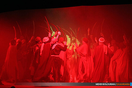 اجرای نمایش آیینی عاشورایی