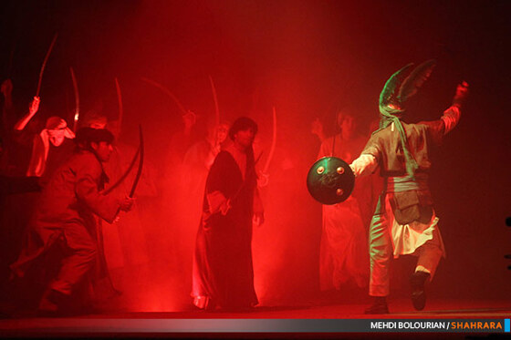 اجرای نمایش آیینی عاشورایی