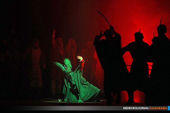 اجرای نمایش آیینی عاشورایی