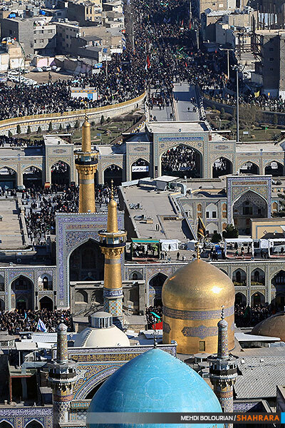 حرم رضوی در سالروز شهادت امام رضا(ع)