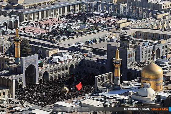 حرم رضوی در سالروز شهادت امام رضا(ع)