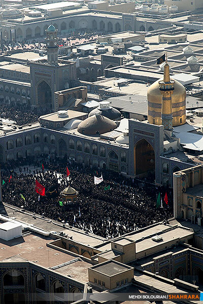 حرم رضوی در سالروز شهادت امام رضا(ع)