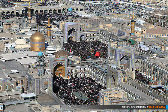 حرم رضوی در سالروز شهادت امام رضا(ع)