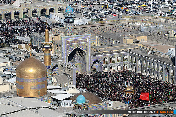 حرم رضوی در سالروز شهادت امام رضا(ع)