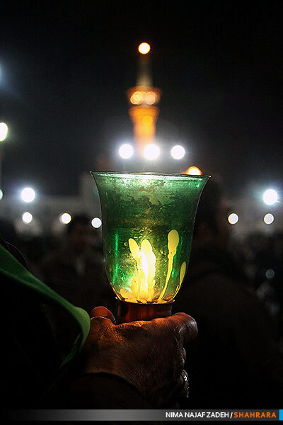 مراسم شام غریبان در حرم مطهر امام رضا(ع)