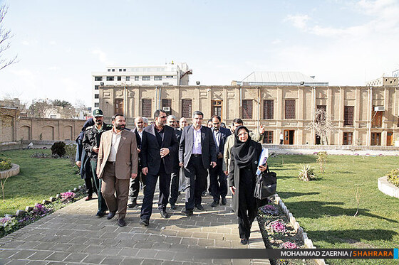 بازدید شهردار مشهد از خانه ملک 