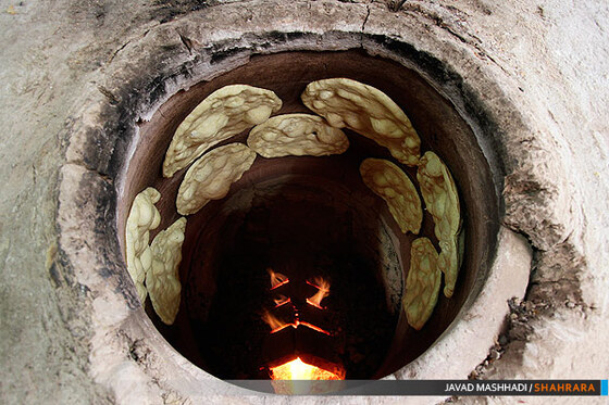 نان سنتی تنوری