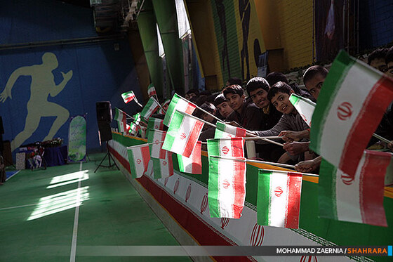 افتتاح سالن ورزشی رجا