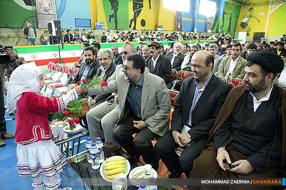 افتتاح سالن ورزشی رجا