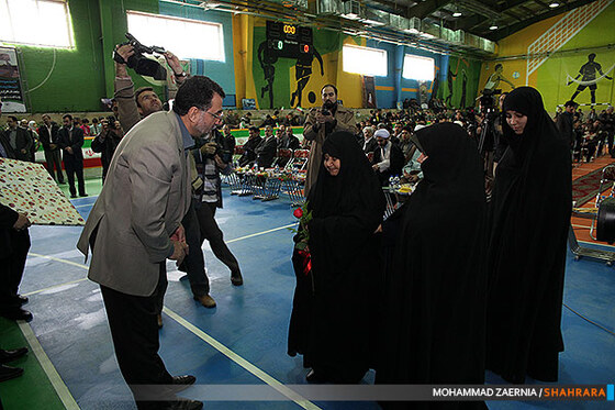 افتتاح سالن ورزشی رجا