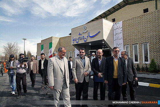 افتتاح سالن ورزشی رجا