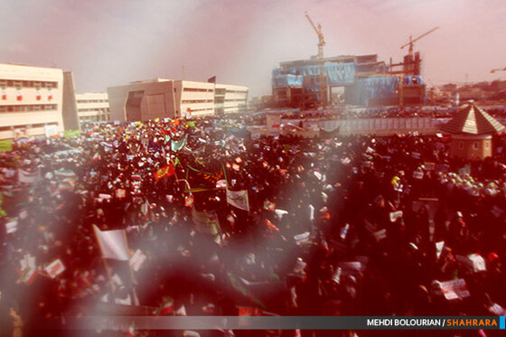 راهپیمایی 22 بهمن در مشهد
