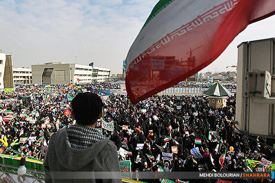 راهپیمایی 22 بهمن در مشهد
