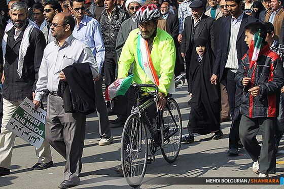 راهپیمایی 22 بهمن در مشهد