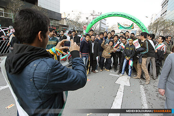راهپیمایی 22 بهمن در مشهد