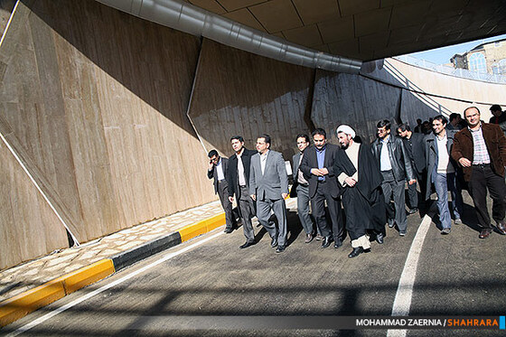 افتتاح زیرگذر غدیر