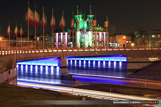 نورپردازی میدان امام حسین(ع)